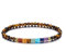 CrystalTears Tigerauge Armband Damen 4mm Beads elastischer Perlenarmband mit echte Chakra Steine Reiki Talisman spirituelle Geschenke