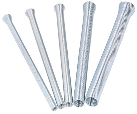 Federbiegewerkzeug, Federrohrbieger-Set 5/8 Zoll, 1/2 Zoll, 3/8 Zoll, 5/16 Zoll, 1/4 Zoll Für Kupfer-, Aluminium- Und Dünnwandige Stahlrohre, Rohrbieger, Federrohrbiegewerkzeug Für Elektrische Drähte