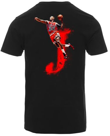 Blasfemus The Last Dance Herren T-Shirt - J 23 Champions Basketball Basketball, Schwarz, Large