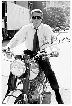 THEGIS Schauspieler Steve McQueen 3 Leinwand-Poster, Wandkunst, Dekordruck, Bild, Gemälde für Wohnzimmer, Schlafzimmer, Dekoration, ungerahmt, 30 x 45 cm