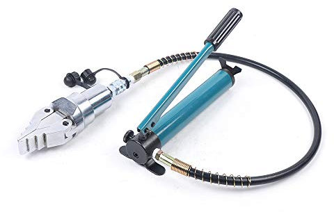 8T Hydraulische Presszange Hydraulik Flansch Spreizer Trenner Pumpe Mit Spreader V-Kontur Crimpzange Radialpresse Kupferrohr Hydraulischer Leichter Rohrpresszange Geteilter Streuer Set