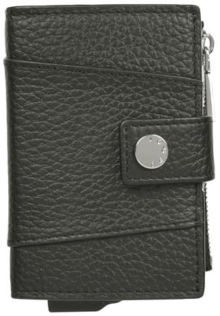 Joop! - Giada C-Four, Kreditkartenhalter mit Reißverschlussfach, bis 7 Karten, minimalistisches Portemonnaie