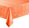 Hochwertige Tischdecke mit Saumrand Harmony Terra Orange Rund 140 cm pflegeleicht
