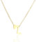 HSWYFCJY Halskette Damen Gold Kette mit Buchstabe L 316L Edelstahl Namenskette mit Herz Anhänger Verstellbar Initialen Halskette Personalisierte Schmuck Geschenke für Frauen Mädchen 45+5cm