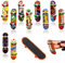Ormromra Finger Skateboards, 9 Stück Fingerboard Set, Mini Fingerskateboards, Professionelles Finger Spielzeug, Mini-Skateboard Set für Kinder, Mitgebsel, Kindergeburtstag Geschenk (Muster Zufällige)