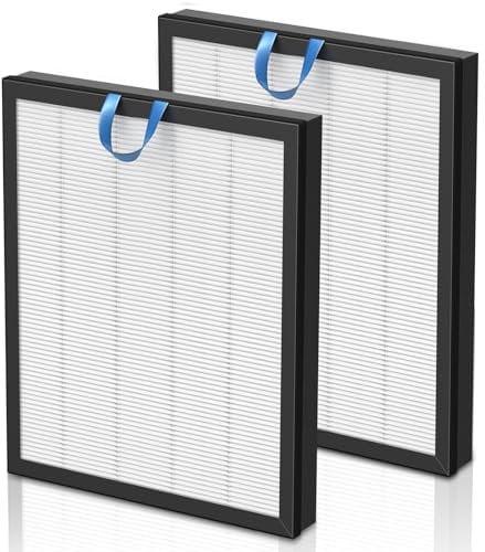 Vital 200S Replacement Filter for LEVOIT Vital 200S Vital 200S-P Air Purifier, HEPA and High-Efficiency Activated Carbon Filter, Vital 200S-RF, LRF-V201-WUS, 2 Pack, White