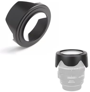 Camera Lens 67mm Reversible Tulip Flower Lens Hood For Canon RF 100-400mm f/5.6-8 IS USM Lens With Canon EOS R7, R8 Camera