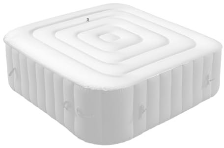 Couvercle de Spa, Housse de Protection pour Spa | Couvercle Gonflable pour Spa avec poignée - Couvercle de Protection Thermique résistant à la Neige pour hôtels, Centre de Spa, Villa,