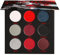Generisch Palette di ombretti per Halloween, 9 colori, punk smoky, palette di ombretti, argento, bianco, rosso, nero, ad alta pigmentazione, per feste di Halloween