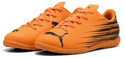 PUMA Attacanto II It Jr, Zapatillas de fútbol, Heat Fire Negro, 38.5 EU