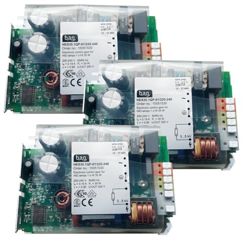 3x BAG EVG Vorschaltgerät für 35W HES35.1QP-01 Philips CDM/Osram HQI HID Lampen Platine GEBRAUCHT