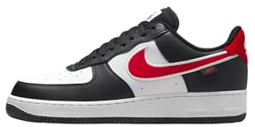 NIKE Herren Air Force 1 '07 Next Nature Sneaker, Black University Red White, 40.5 EU