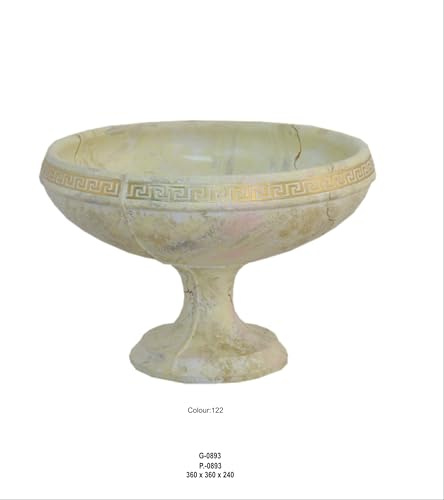 A beautiful bowl, plate, vase in Greek style in an original colour.
