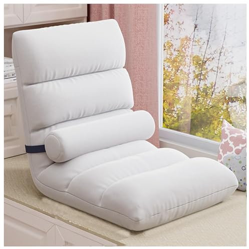 Yaheetech Bodenstuhl Faltbar, Lazy Sofa, Relaxsessel Klappbar, Meditationsstuhl, Bodensessel Mit Verstellbarer Lehne, Lesesessel Für Zuhause Oder Büro Grau,C