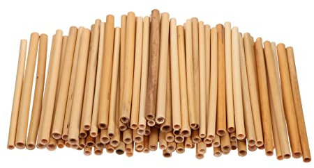 CLISPEED 100Stücke Natürliche Schilfrohre Für Bienen Bienenhaus Nachfüllset Für Bestäuber Lang Für Bienenzucht Und Bestäubung