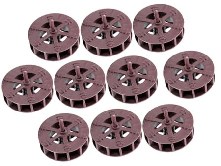 KITANDOVE 10Pcs Table Fountain Wheel Replacement for Garden Decoration Lightweight Water Fountain Parts for Terracotta Basins Flowerpots and Bowls