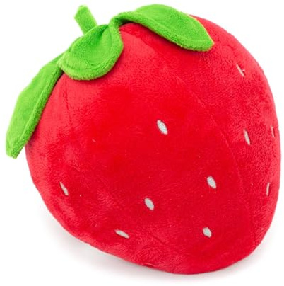 Strawberry Doorstop | Novelty Red Fabric Strawberry Door Stop | Summer Fruit Door Stopper 1.5kg - 14cm
