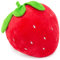 Strawberry Doorstop | Novelty Red Fabric Strawberry Door Stop | Summer Fruit Door Stopper 1.5kg - 14cm
