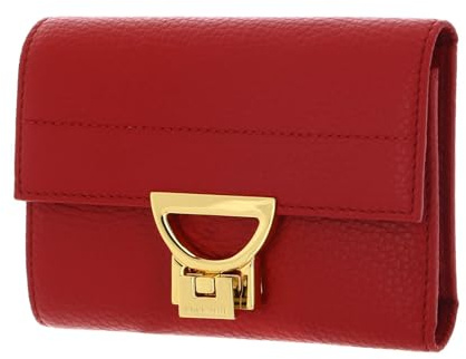 Coccinelle Leder Geldbörse Arlettis Wallet Grained Leather Scarlet rot