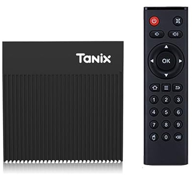 Tanix X4 Android TV Box - Amlogic S905X4 Cortex-A55, 4GB RAM 32GB de almacenamiento, Android 11, Gigabit Ethernet y USB 3.0, 8K 4K HDR10 Media Player