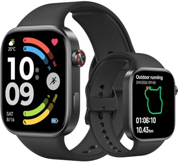 XIAOMI Redmi Watch 6, Smartwatch Uomo Donna, Batteria 24 Giorno, Nero
