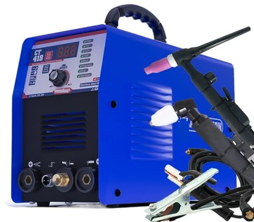 Saldatrice al plasma 4 in1 CT418 TIG CUT MMA PULSE DC Inverter 220 IGBT Saldatura Tig Taglierina for metallo Lavori di riparazione