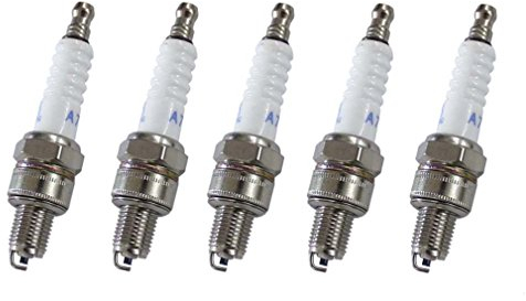 AISEN 5x Zündkerze für Baotian Baumarktroller Chinaroller REX RS 450 460 500 750 GY6 Motoradkerze Ersetzt NGK CR7HSA (4549)