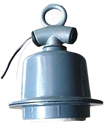 Arandela Roscada Y Lámpara Portalámpara2 Piezas De Anillo Tipo E40 Cerámico Ignífugo Ordinario Tornillo De Aluminio Fundido Soporte De Lámpara De Gran Altura, Soporte De Lámpara De