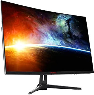 Yashi Monitor 32 Gaming Curved 2K, 300cd/m2, 75Hz, Freesync, Flicker Free, Low Blue Light Function, 1ms, 3X HDMI, 1x Display Port, Multimediale; Vesa