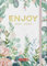 Brunnen 1072130142 Schülerkalender 2021/2022 (18 Monate) „Enjoy“ 2 Seiten = 1 Woche, Blattgröße 14,8 x 21 cm, A5, Hardcover-Einband mit Textilüberzug