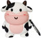 Schutzhülle für 1/2 Kuh, niedliches Cartoon-3D-Silikon-Schutzhülle 1 und 2 Airpod-Hülle, Jungen, Mädchen, Kinder, Teenager, Frauen, niedlich, Kawaii, Mode, lustige Hülle Airpods (Kuh)