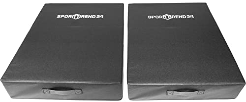Sporttrend 24® Drop Pads Set | Abwurf, Pad, Abwurfmatte, Abwurfplatte, Hantelablage, Scheibenablage