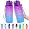 ZOUNICH Borraccia Sportiva BPA Free Tritan, 500ml/700ml/1000ml-Borraccia Bambini Motivazionale, Bottiglia da Palestra Riutilizzabile Ideale da Corsa, Ciclismo, Scuola, Viaggi e Altro