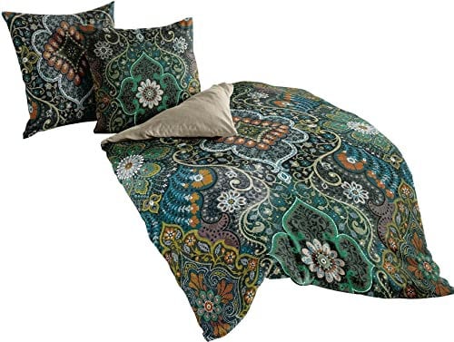 Jekatex Baumwoll-Satin Bettwäsche Meran (135_x_200_cm)