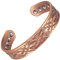MagCopper Kupferarmband mit natürlicher Linderung für Arthritis, verstellbares Magnetarmband für erwachsene Handgelenke (CPB-2046) (Antike Kupferfarbe)