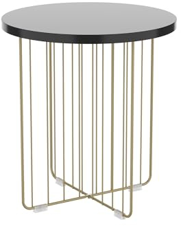 VINTHERA Moa Mesa Auxiliar en Acero, 44×47.8 cm