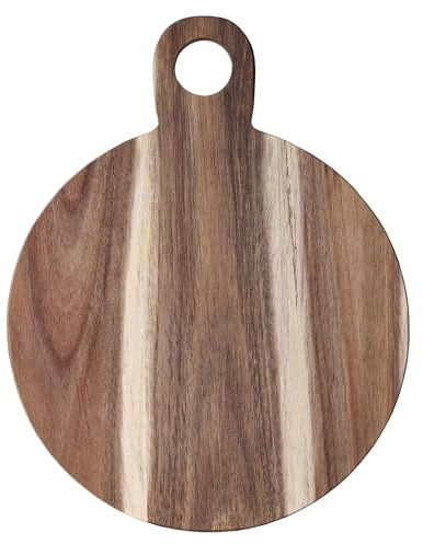 Acacia Chopping Board - Durable, Sustainable and Eco-Friendly Wooden Board with Hanging Handle- Yookiki England