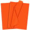 Morcheiong 120 Blatt Orange Seidenpapier, Kunst Geschenkverpackung, Seidenpapier Großpackung, für Bastelarbeiten, Blumen, Geburtstag, Halloween, Party, Festival (50 x 37 cm)