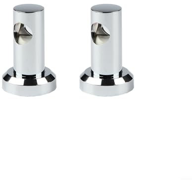 Oniissy Lot de 2 Supports Muraux de 22 mm - Support Mural de Rechange Universel Pour Pommeau de Douche - Fixation de Douche en ABS