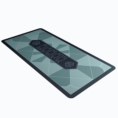 Bullets Playing Cards, Pokermatte, Paulie Design, rechteckig, Hellgrau, 160 x 80cm