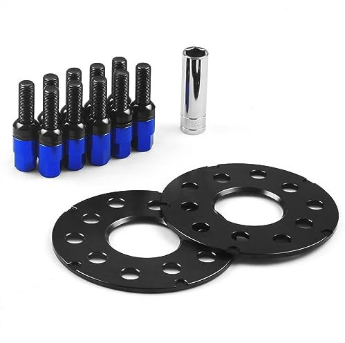 Spurverbreiterungen Kompatibel Mit VW Für J&etta Für Golf Für Passat Für Tiguan 5 Mm 8 Mm Autozubehör Hubcentric Spurverbreiterungsadapter 5 X 100 5 X 112 57,1 Mm M14 X 1,5(8mm 5)