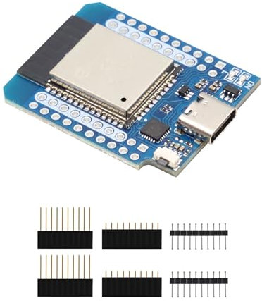 QIQIAZI ESP Mini modulo,ESP WiFi e Bluetooth BLE Scheda di Sviluppo,CP2014,5V,con Type C interfaccia,compatibile con Arduino