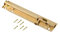 Leliafleury Door Bolt Lock 6 Inch Brass Door Latch Barrel Sliding Bolt Solid Security Lock Latch for Bathroom Bedroom Shed (Gold)