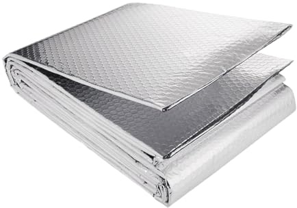 Supply Cube Radiator Reflector Foil Insulation Roll, Professional Radiator Reflector Panels, 60cm x 5m/24inch x 16ft, Aluminum Foil Window Insulation, Thermal Insulation for Rv Roof