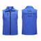 NiQiShangMao Giubbotto Senza Maniche Logo Personalizzato con Cerniera Personalizzata Uomo Donna Leggera Estate Gilet Uniformi da Lavoro Casual Color2,3XL