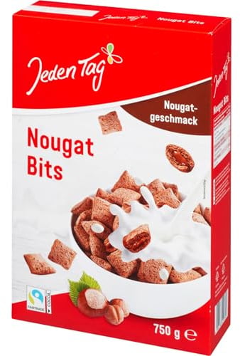 usy Bundle für Jeden Tag Nougat Bits Getreidekissen (750g Packung) +usy Block
