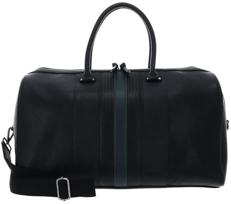 Ted Baker Reisetasche Evyday Striped PU Holdall Black schwarz