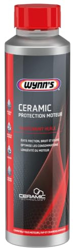 Wynn's Protection Céramique Moteur - Additif Huile Moteur - 325 ML | Réduit les Frictions et le Bruit - Protège les Moteurs Essence, Diesel et Hybrides - Traite Jusqu'à 6 L d'Huile