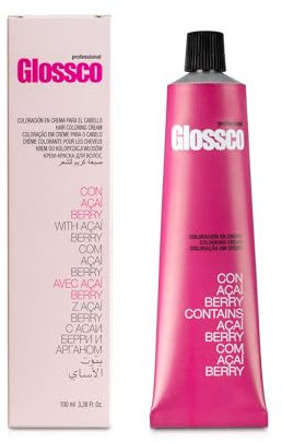 GLOSSCO PROFESSIONAL - Tinte Pelo Glossco 5.62 Vino, 100 ml, Coloración Permanente en Crema, con Açaí Berry y Aceite de Argán, Cobertura Total, Brillo y Color Intenso, Mayor Duración
