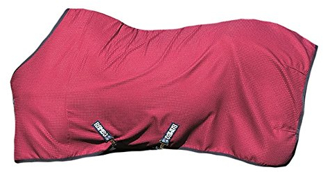 Horseware Rambo Techni Waffle Cooler - Burgundy/Black